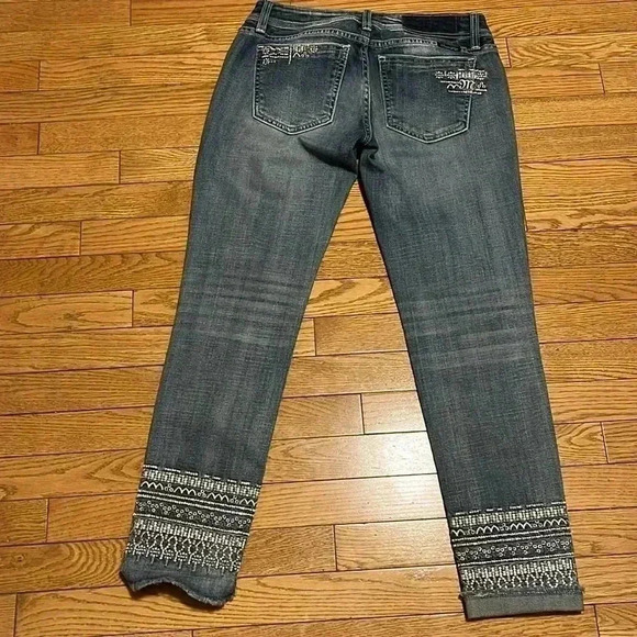 [Sz27]Miss Me Embroidered  Signature Ankle Skinny jeans - Picture 8 of 9